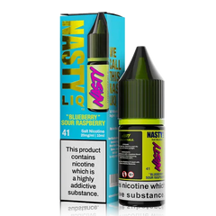 Blueberry Sour Raspberry 10ml Nic Salt E-Liquid By Nasty Liq