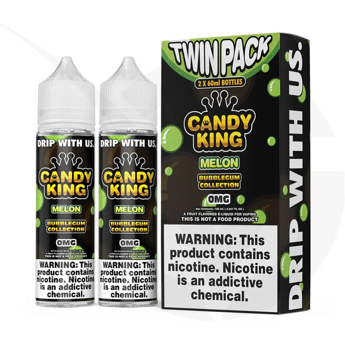 Melon Bubblegum 120ml Shortfill E-Liquid by Candy King