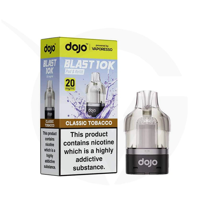 Classic Tobacco Dojo Blast 10000 Refill Pack