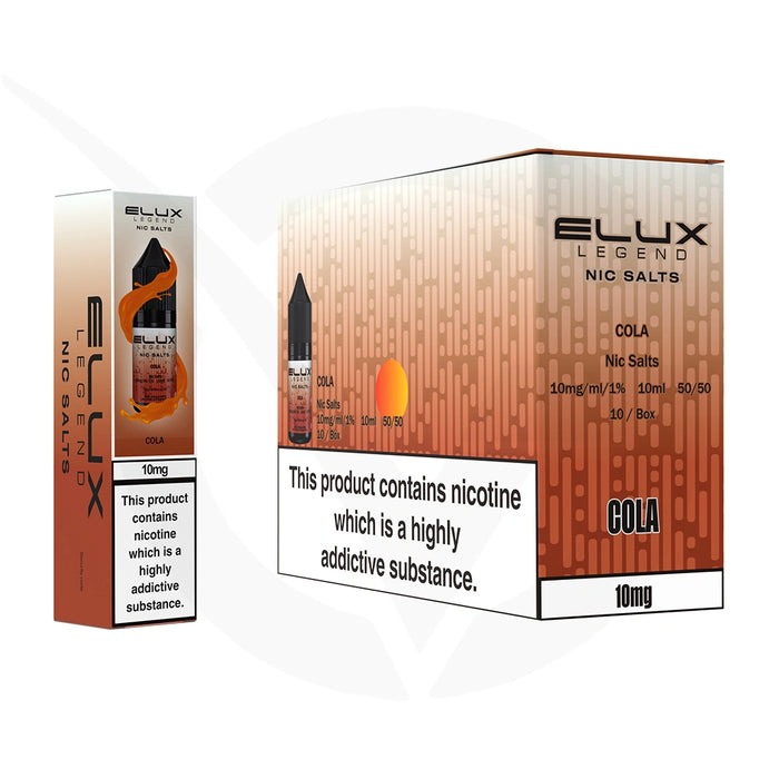Elux Legend Nic Salt E-Liquid Box of 10