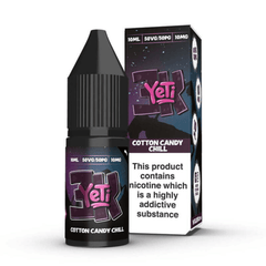 Cotton Candy Chill 10ml Nic Salt E-Liquid By Yeti 3K