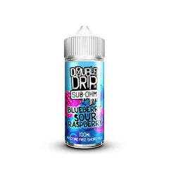 Blueberry Sour Raspberry Shortfill E-Liquid By Double Drip