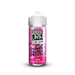 Strawberry Raspberry Cherry Ice Shortfill E-Liquid By Double Drip