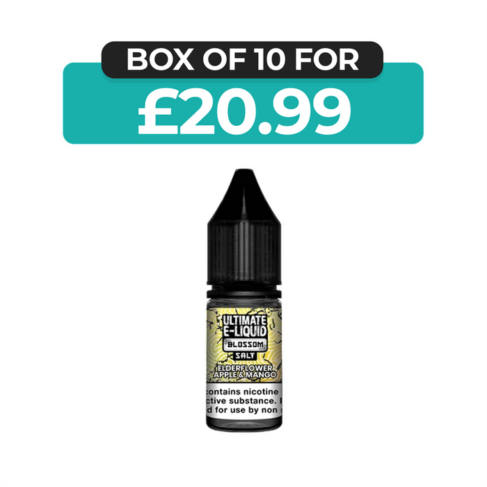 Elderflower Apple & Mango Blossom 10ml Nic Salt E-Liquid by Ultimate Juice