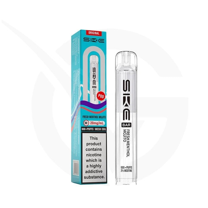 Fresh Menthol Mojito Prefilled Pods By SKE Bar 600