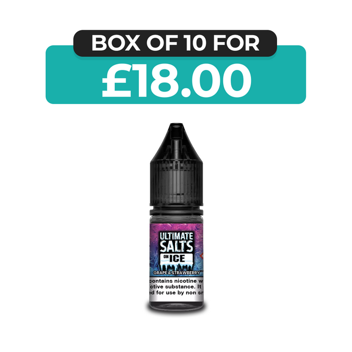 Grape & Strawberry Candy Drops 10ml Nic Salt E-Liquid by Ultimate Juice