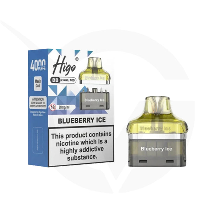 Higo BB 4000 Blueberry Ice Refill Pods