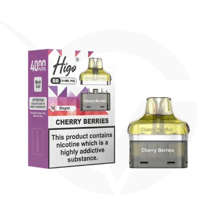 Higo BB 4000 Cherry Berries Refill Pods