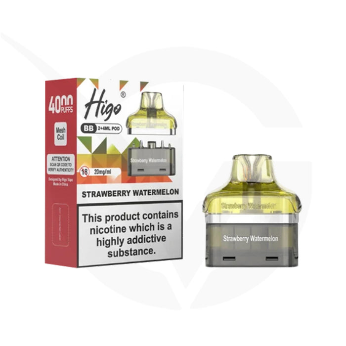 Higo BB 4000 Strawberry Watermelon Refill Pods
