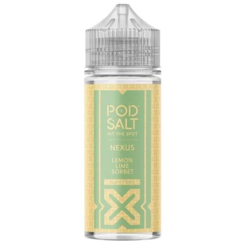 Lemon Lime Sorbet Shortfill E-Liquid By Pod Salt Nexus