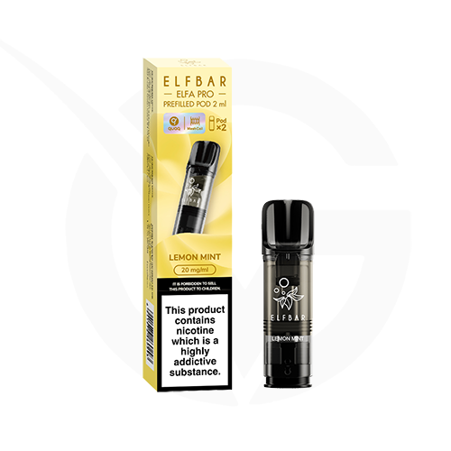 Lemon Mint Elfa Pro Prefilled Pods by Elf Bar