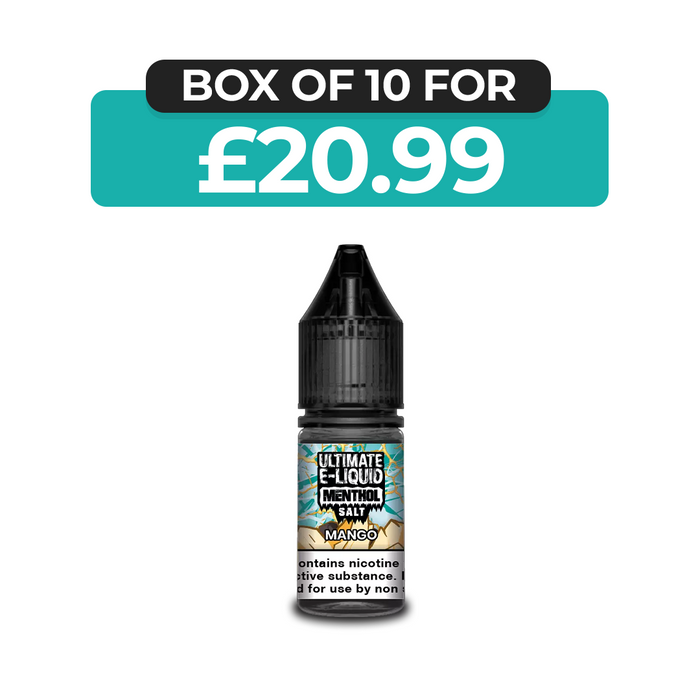 Mango Menthol 10ml Nic Salt E-Liquid by Ultimate Juice