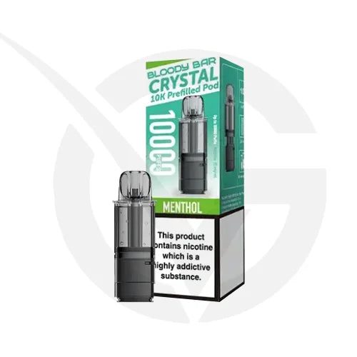 Menthol Refill Pack By Bloody Bar Crystal 10k