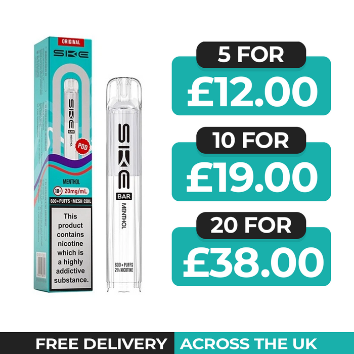 SKE Bar 600 Pods Menthol