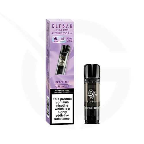 Peach Ice Elfa Pro Prefilled Pods by Elf Bar