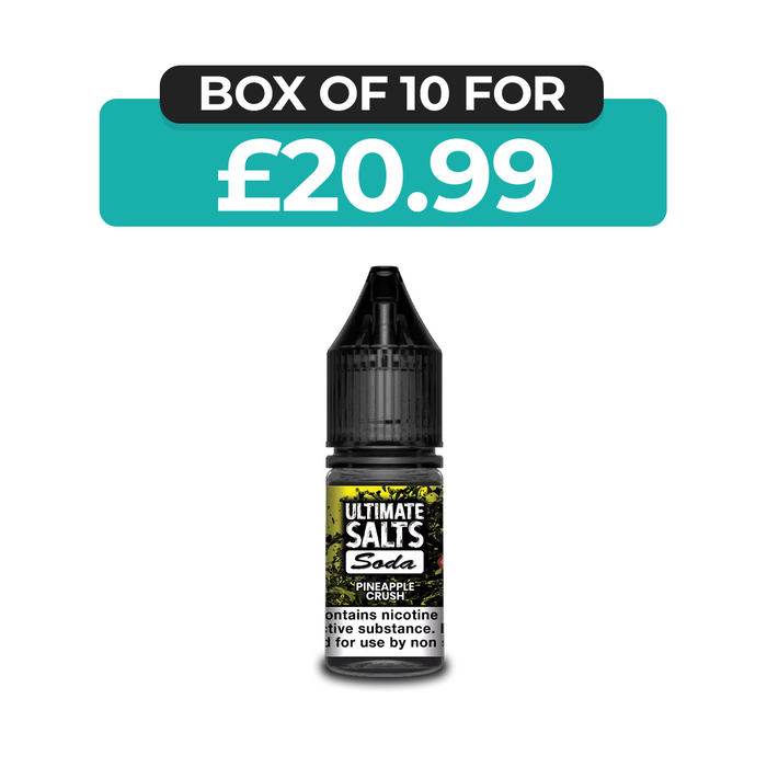 Pineapple Crush Soda 10ml Nic Salt E-Liquid by Ultimate Juice