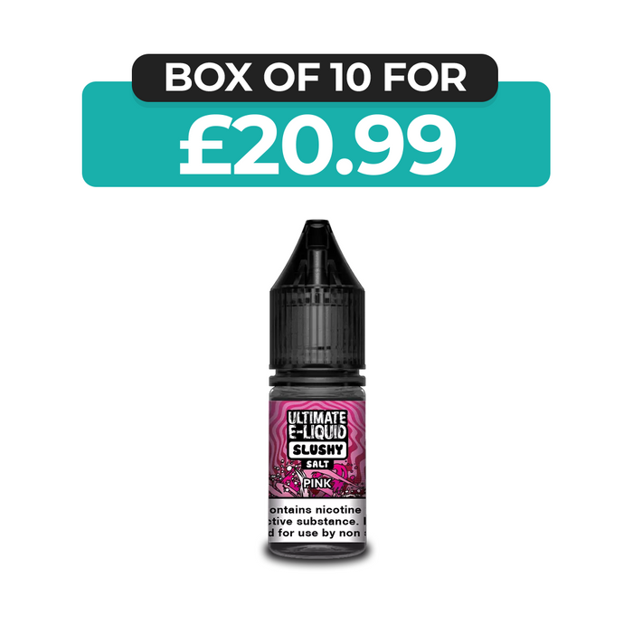 Pink Slushy 10ml Nic Salt E-Liquid by Ultimate Juice