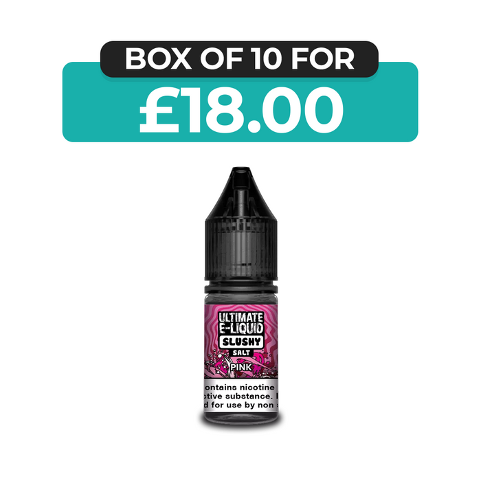 Pink Slushy 10ml Nic Salt E-Liquid by Ultimate Juice