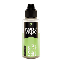 Grape Menthol Shortfill E-Liquid by Proper Vape