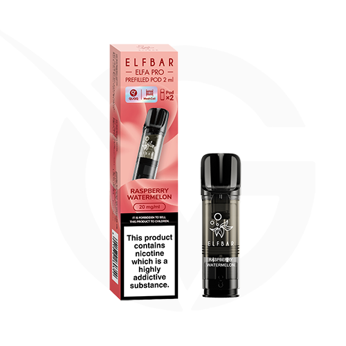 Raspberry Watermelon Elfa Pro Prefilled Pods by Elf Bar