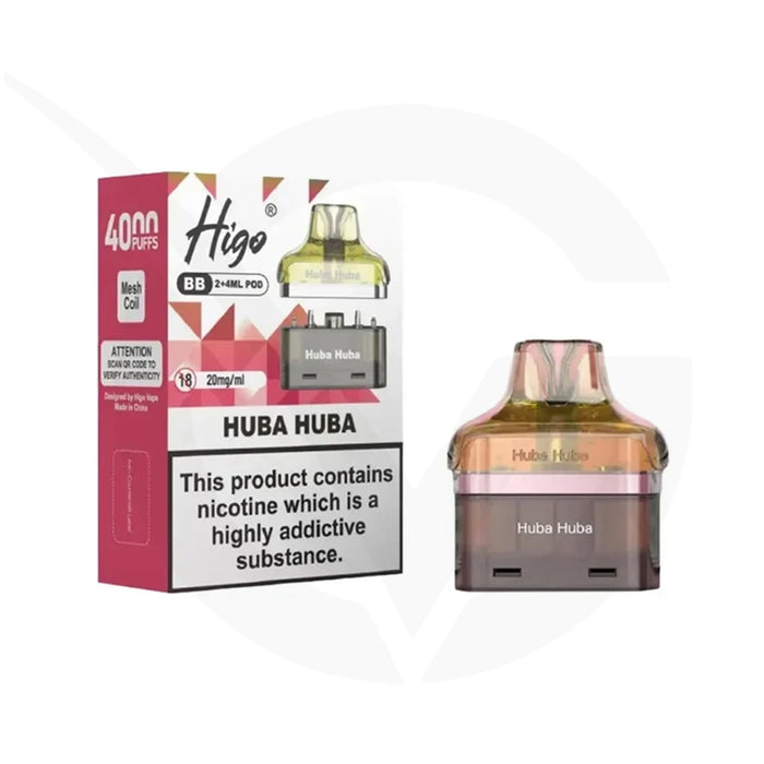 Higo BB 4000 Huba Huba Refill Pods