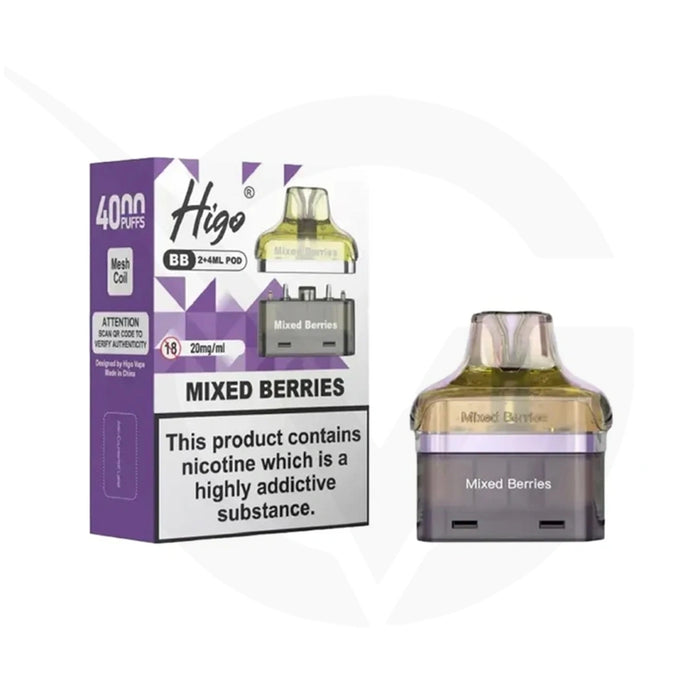 Higo BB 4000 Mixed Berry Refill Pods