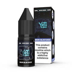 Sour Blue Razz 10ml Nic Salt E-Liquid By Yeti 3K