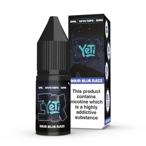 Sour Blue Razz 10ml Nic Salt E-Liquid By Yeti 3K