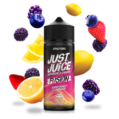 Fusion Berry Burst & Lemonade Shortfill E-liquid by Just Juice
