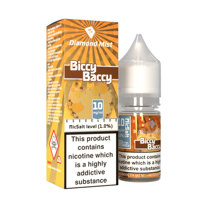 Biccy Baccy 10ml E-Liquid By Diamond Mist