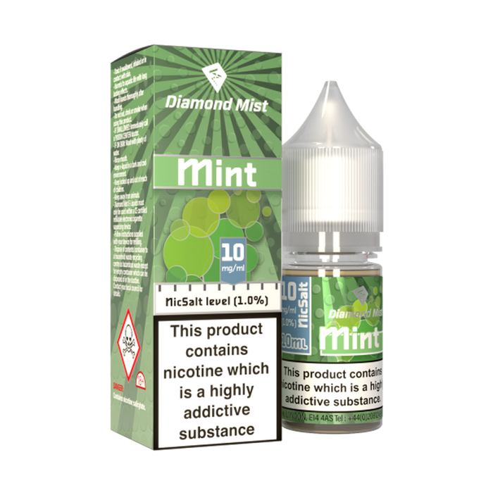 Mint 10ml E-Liquid By Diamond Mist