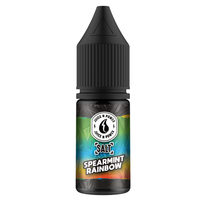 Spearmint Rainbow 10ml Nic Salt E-Liquid Juice N Power