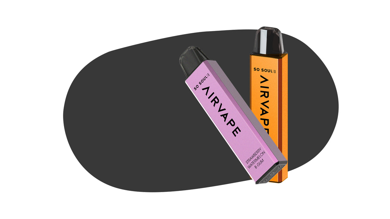 So Soul AIRVAPE Bar 600 Puff Disposable Vape Nic Salt 20mg