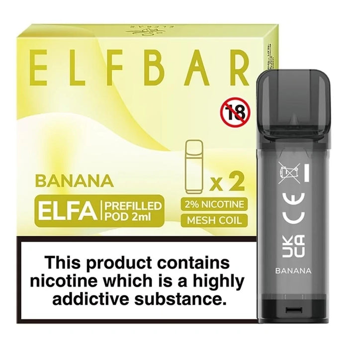 Elf Bar ELFA Pre-Filled E Liquid Pods - Nic Salt 2ml 20mg