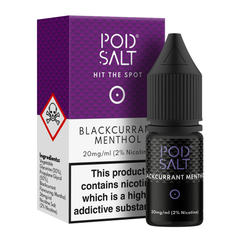 Blackcurrant Menthol 10ml Nicotine Salt E-Liquid by Core Pod Salt