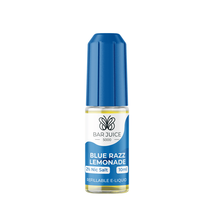 Blue Razz Lemonade 10ml Nic Salt E-Liquid by Bar Juice 5000