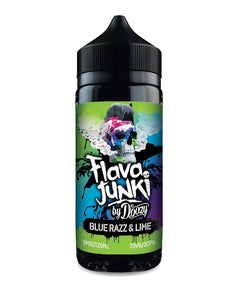 Blue Razz Lime 100ml Shortfill E-Liquid By Flava Junki