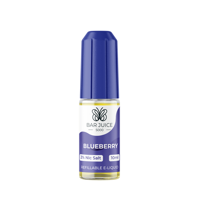 Blueberry 10ml Nic Salt E-Liquid by Bar Juice 5000