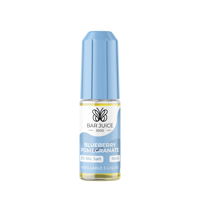 Blueberry Pomegranate 10ml Nic Salt E-Liquid by Bar Juice 5000