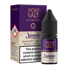 Blueberry Jam Tart 10ml Nicotine Salt E-Liquid by Fusion Pod Salt