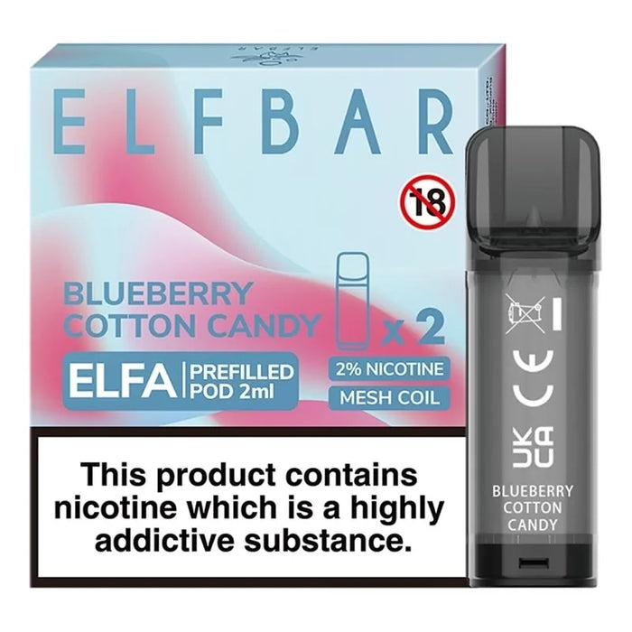Elf Bar ELFA Pre-Filled E Liquid Pods - Nic Salt 2ml 20mg