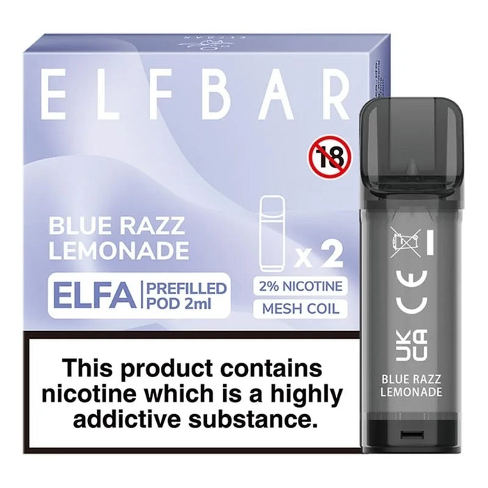 Elf Bar ELFA Pre-Filled E Liquid Pods - Nic Salt 2ml 20mg