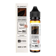 Chocolate Tobacco 50ml Shortfill E-Liquid By Element