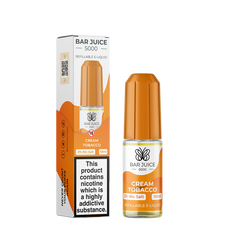 Cream Tobacco Nic Salt E-Liquid by Bar Juice 5000