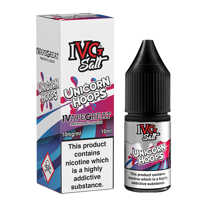 Unicorn Hoops 10ml Nicotine E-Liquid by IVG