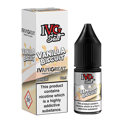 Vanilla Biscuit 10ml Nicotine E-Liquid by IVG