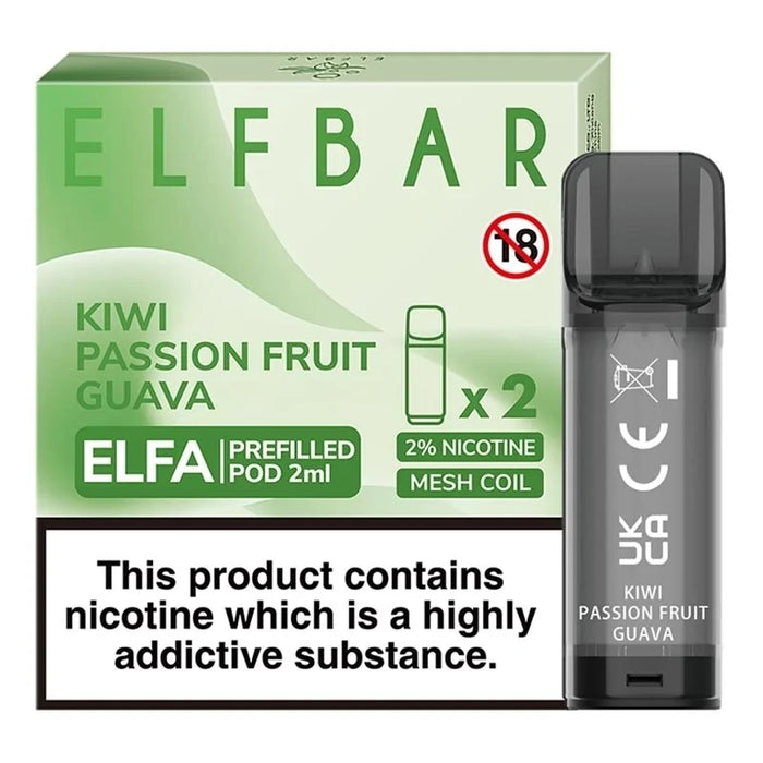 Elf Bar ELFA Pre-Filled E Liquid Pods - Nic Salt 2ml 20mg