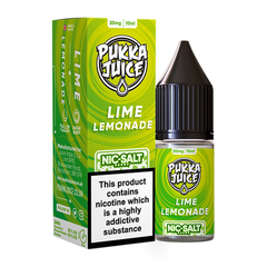 Lime Lemonade 10ml Nic Salt E Liquid By Pukka Juice