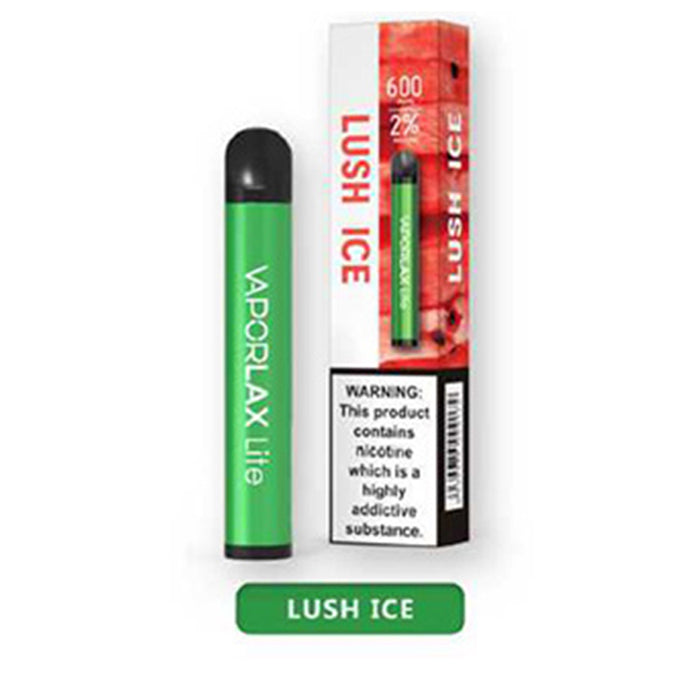 Vaporlax Lite Bar 600 Puffs Disposable Nic Salt Vape Pod Device