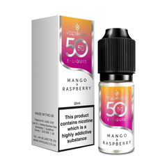 Mango Raspberry 50/50 10ml E-Liquid By Vapouriz